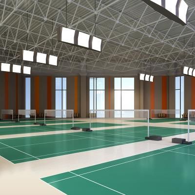 Plastic flooring for Pickleball